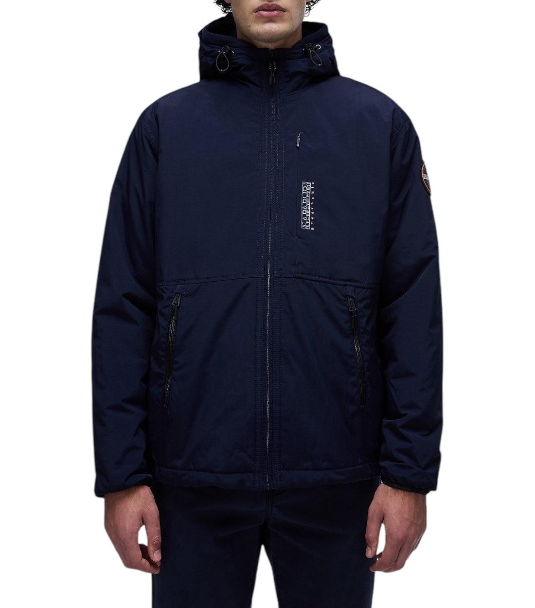 Napapijri Blauw Tundra Jas Voor Heren Windbreaker Lente