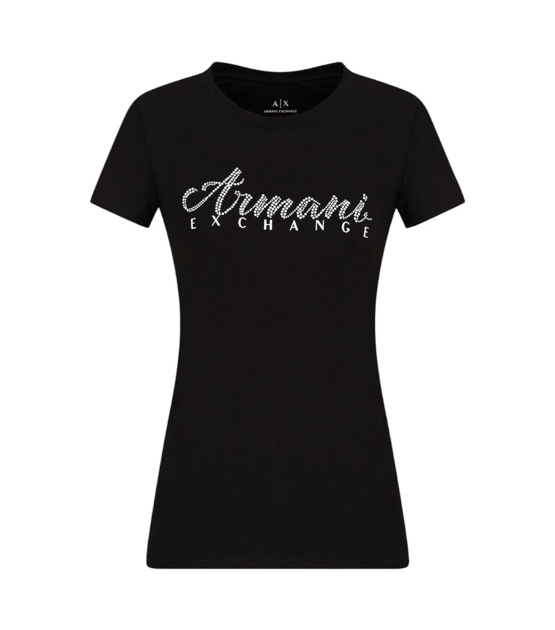Armani Exchange Zwart T-shirt Met Logo