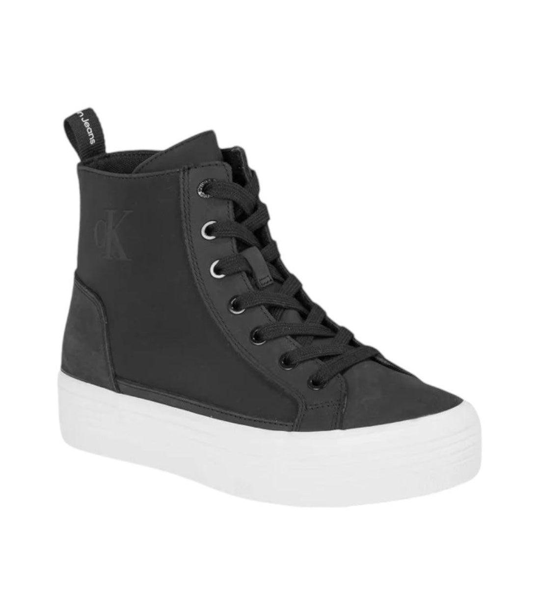 Calvin Klein Jeans Zwart Cup Flatform Dames Sneakers
