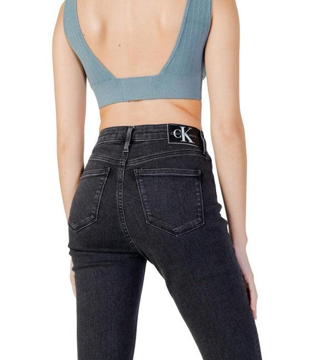 Calvin Klein Jeans Zwart Regular Fit Jeans Dames
