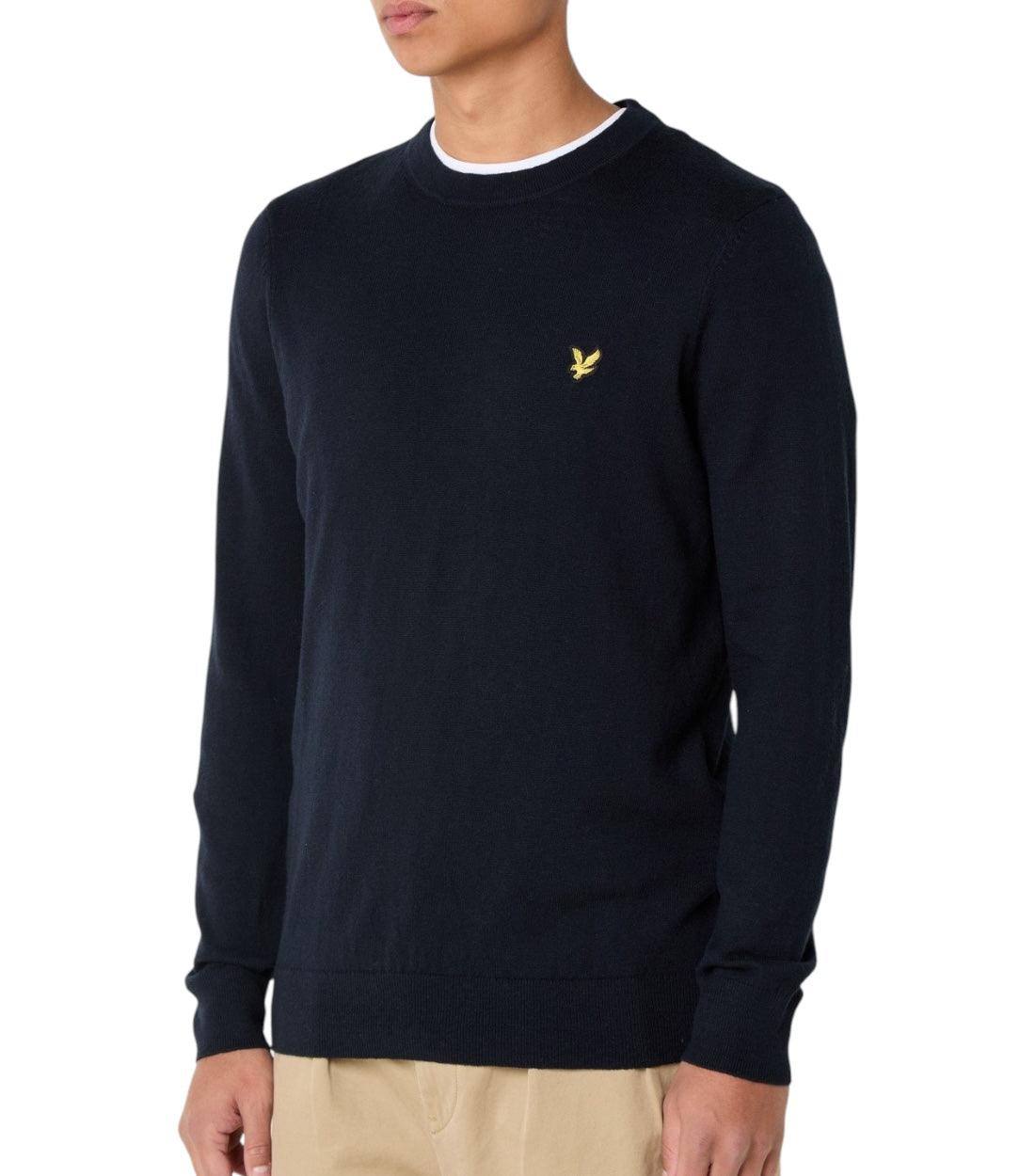 Lyle & Scott Donkerblauwe Trui