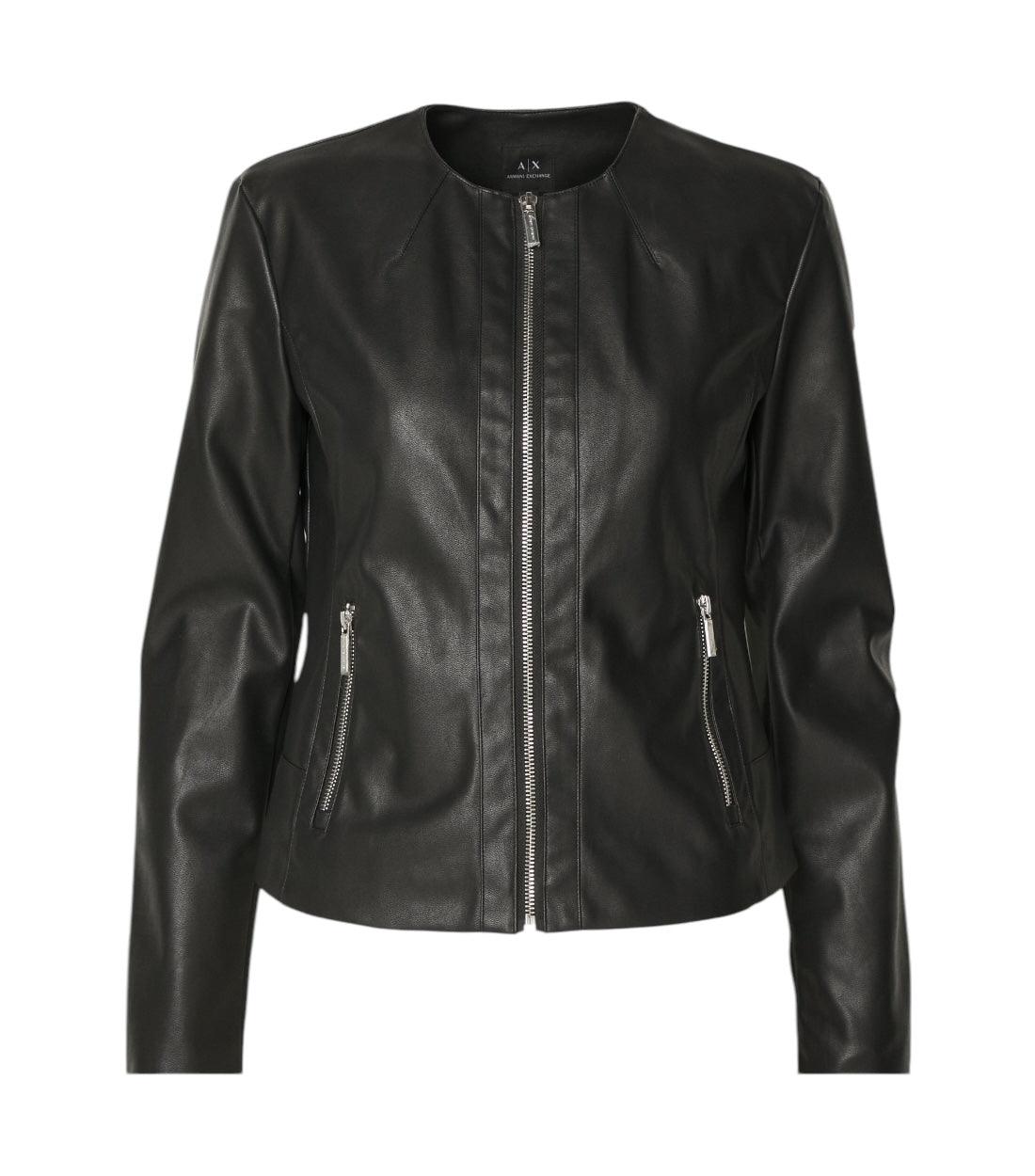 Armani Exchange Zwart Jack Met Rits