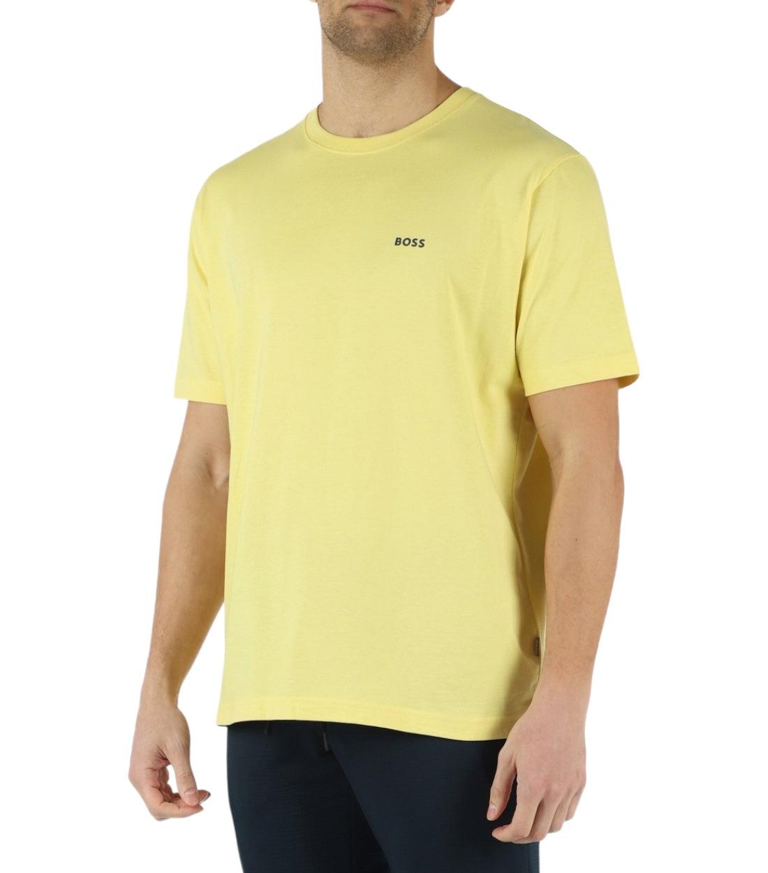 Boss Geel T-shirt Met Back Print