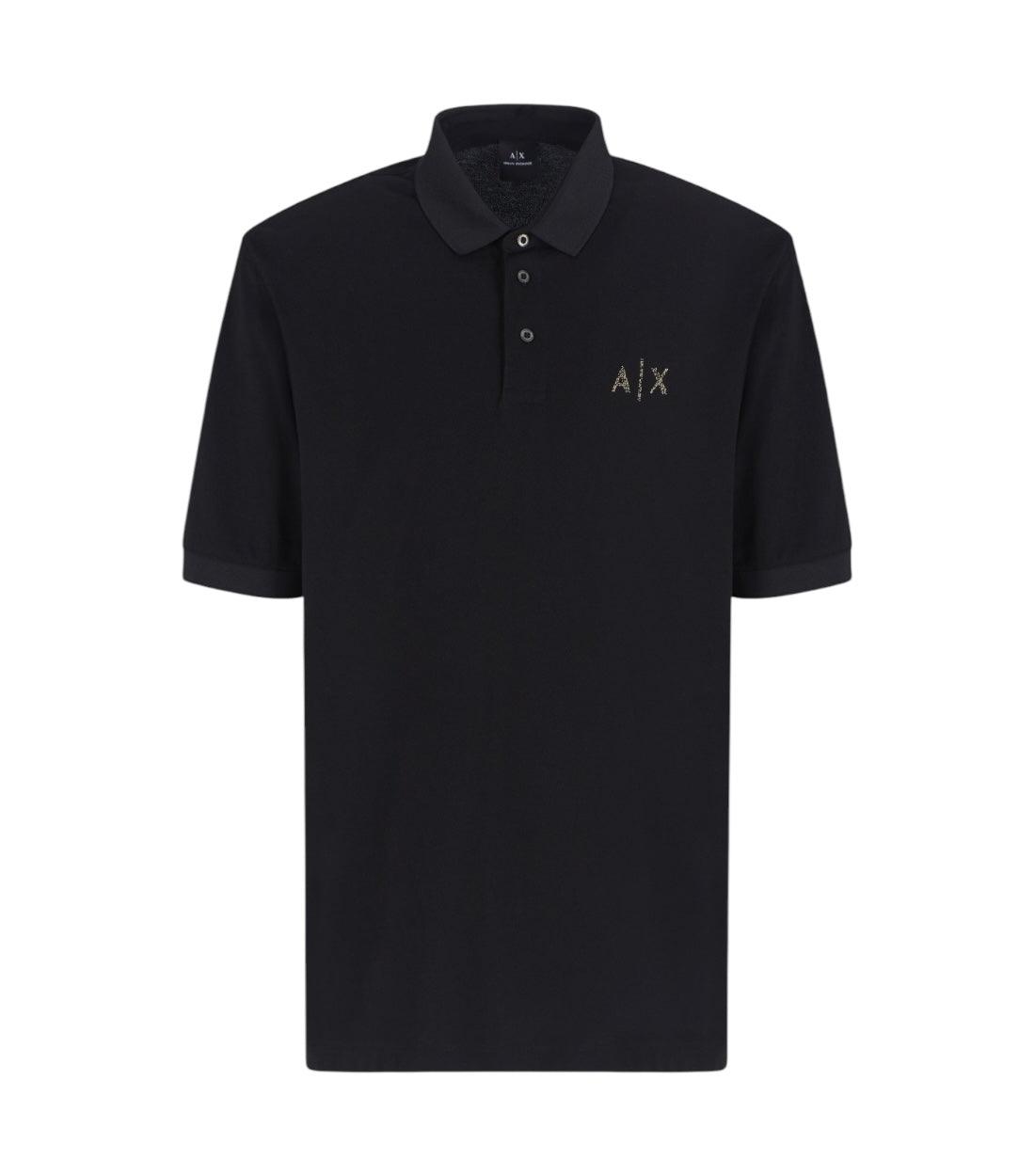 Armani Exchange Zwart Polo Top