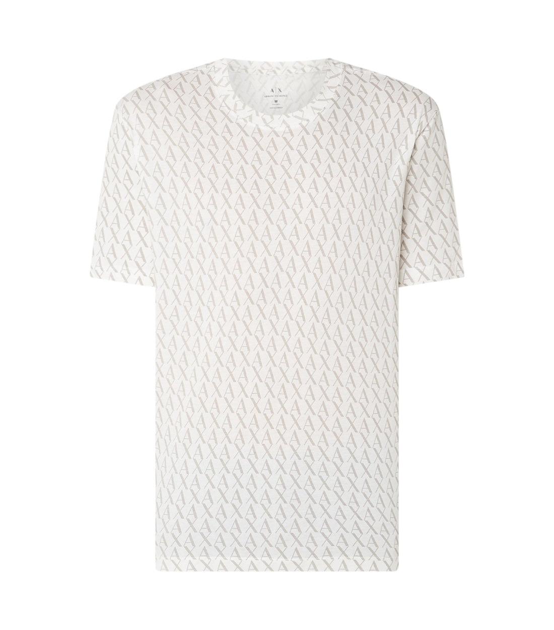 Armani Exchange Wit T-shirt Met Logoprint