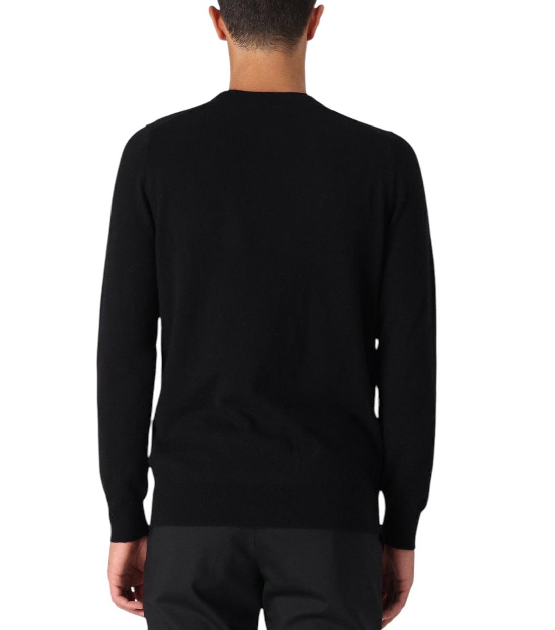 Lyle & Scott Zwart Jet Crew Neck Trui