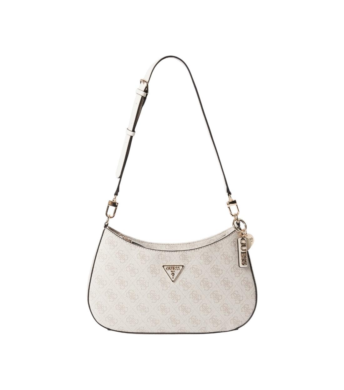 Guess Beige Noelle Handtas Met Labelapplicatie
