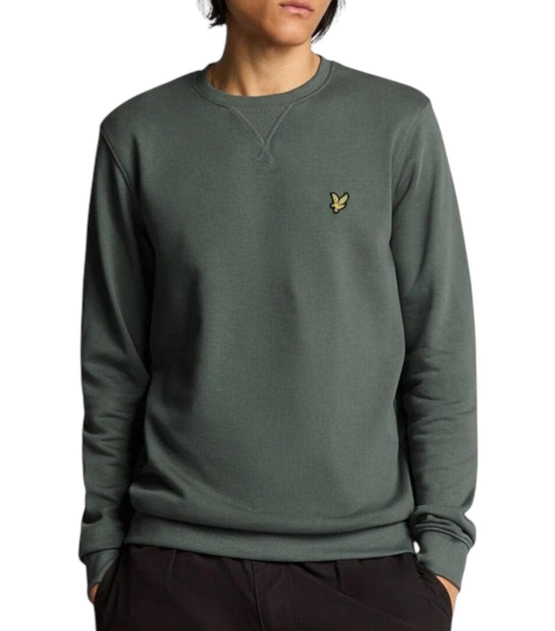 Lyle & Scott Groen Sweatshirt Met Logo