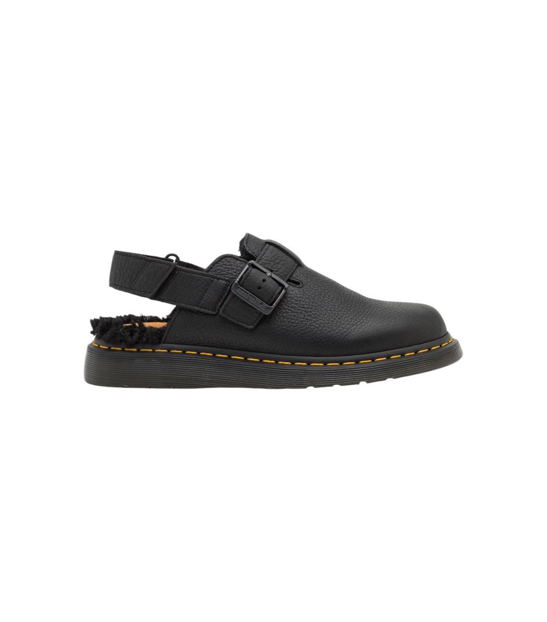 Dr. Martens Zwart Sandalen Met Gesp Sluiting