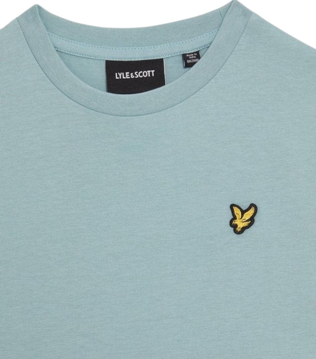 Lyle & Scott Blauw Grijs Basic T-Shirt