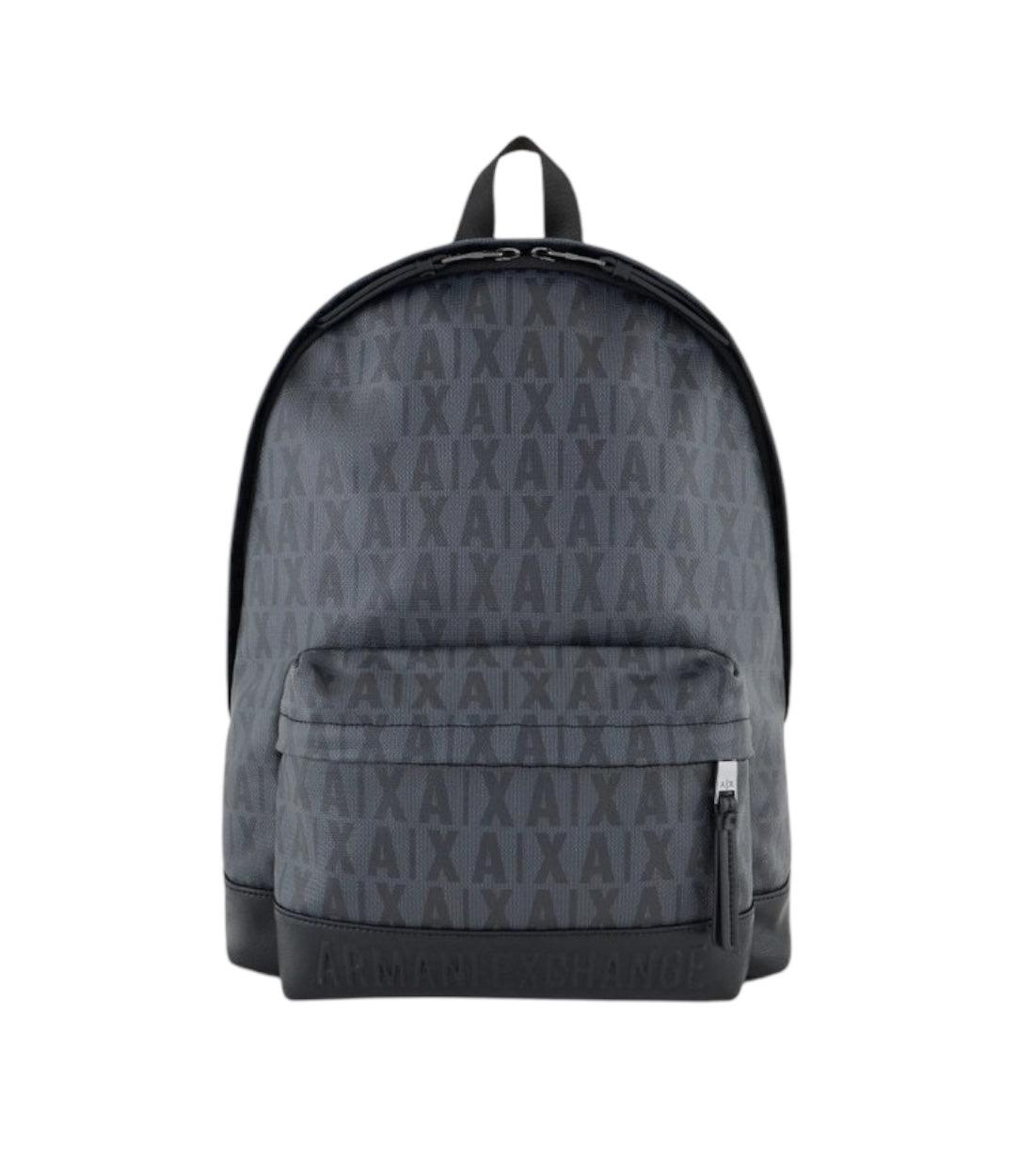 Armani Exchange Zwart/Grijs Rugzak Met Logoprint