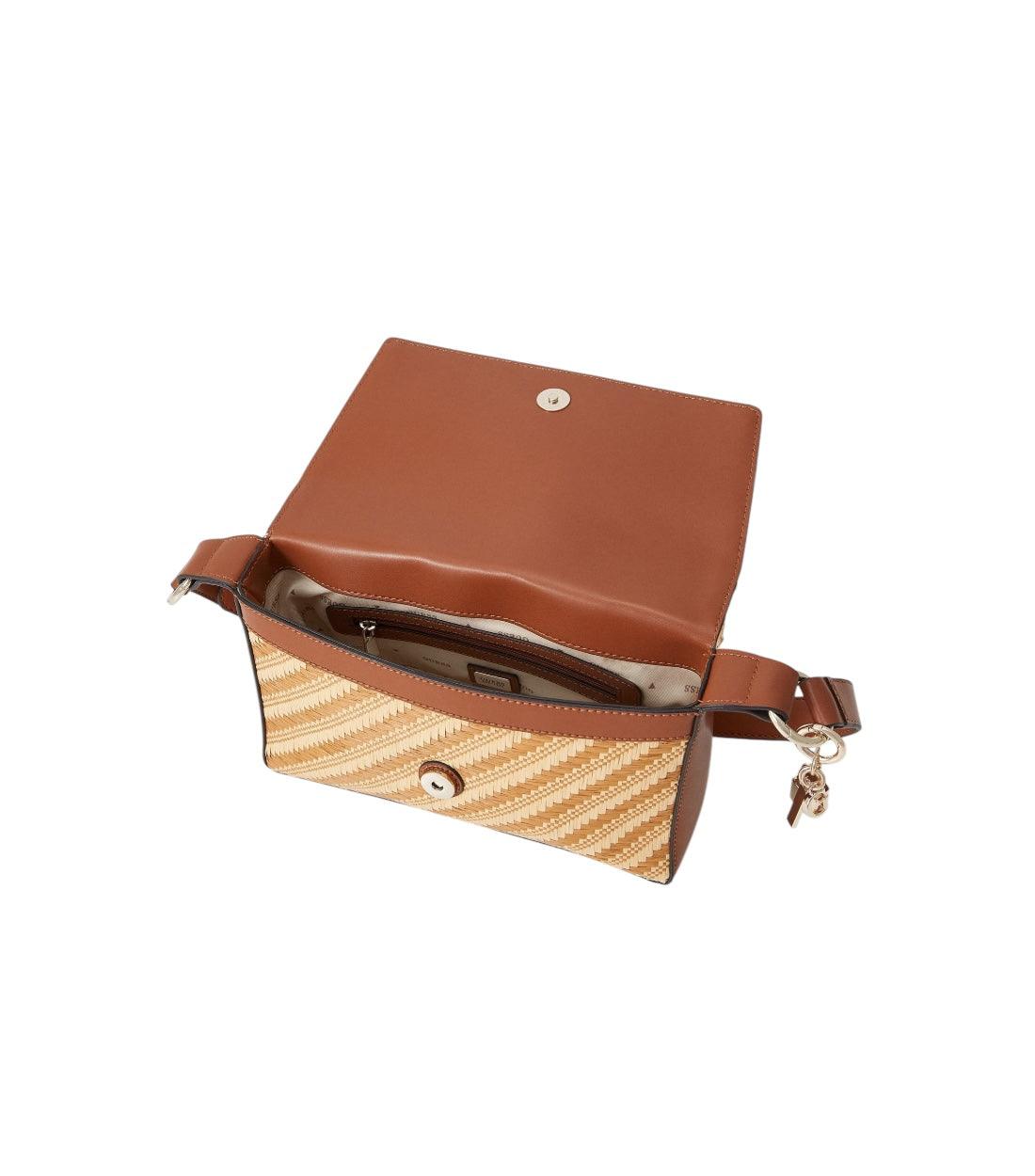 Guess Beige Simona Flap Tas