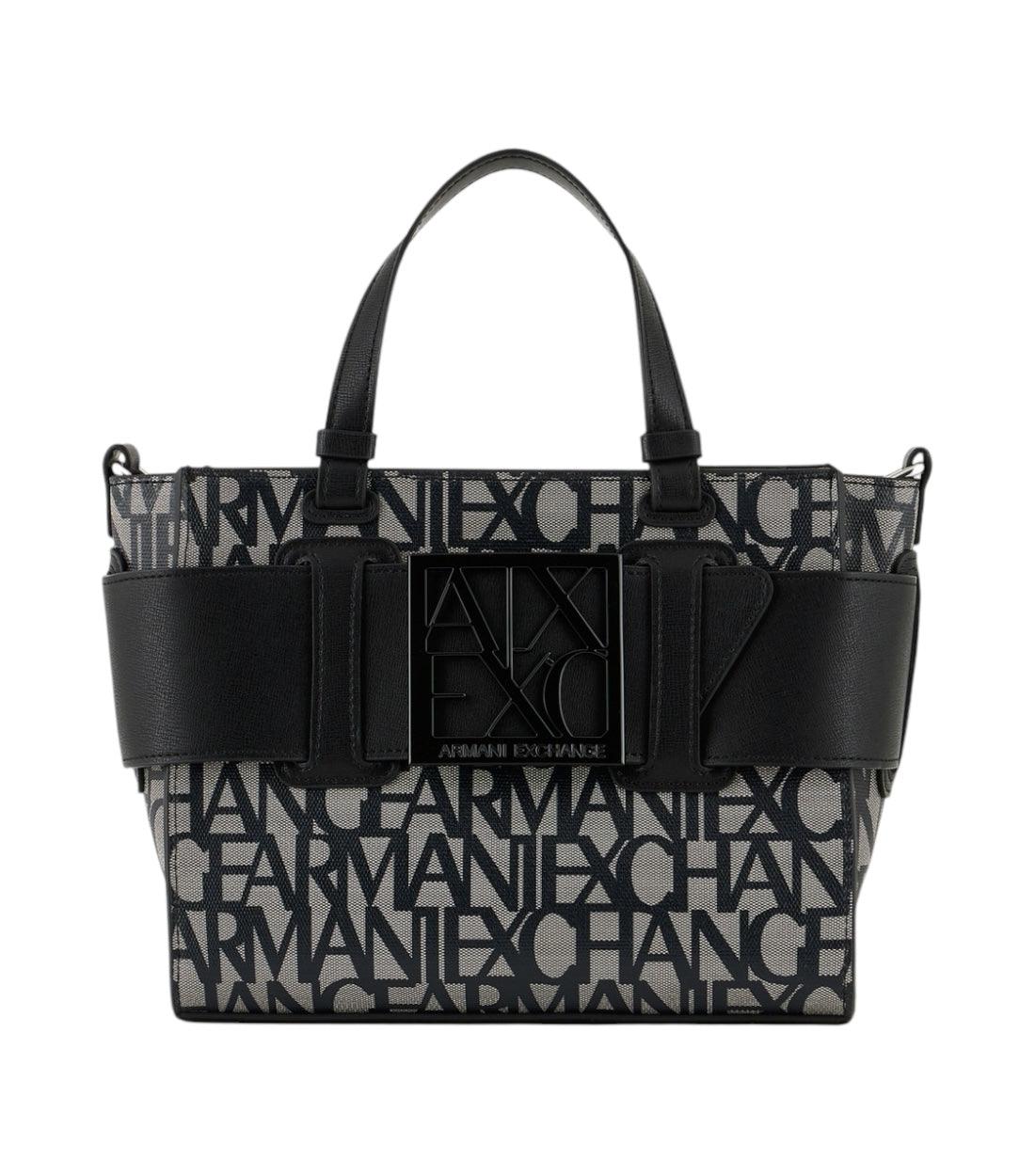 Armani Exchange Zwart Handtas Met Logoprint