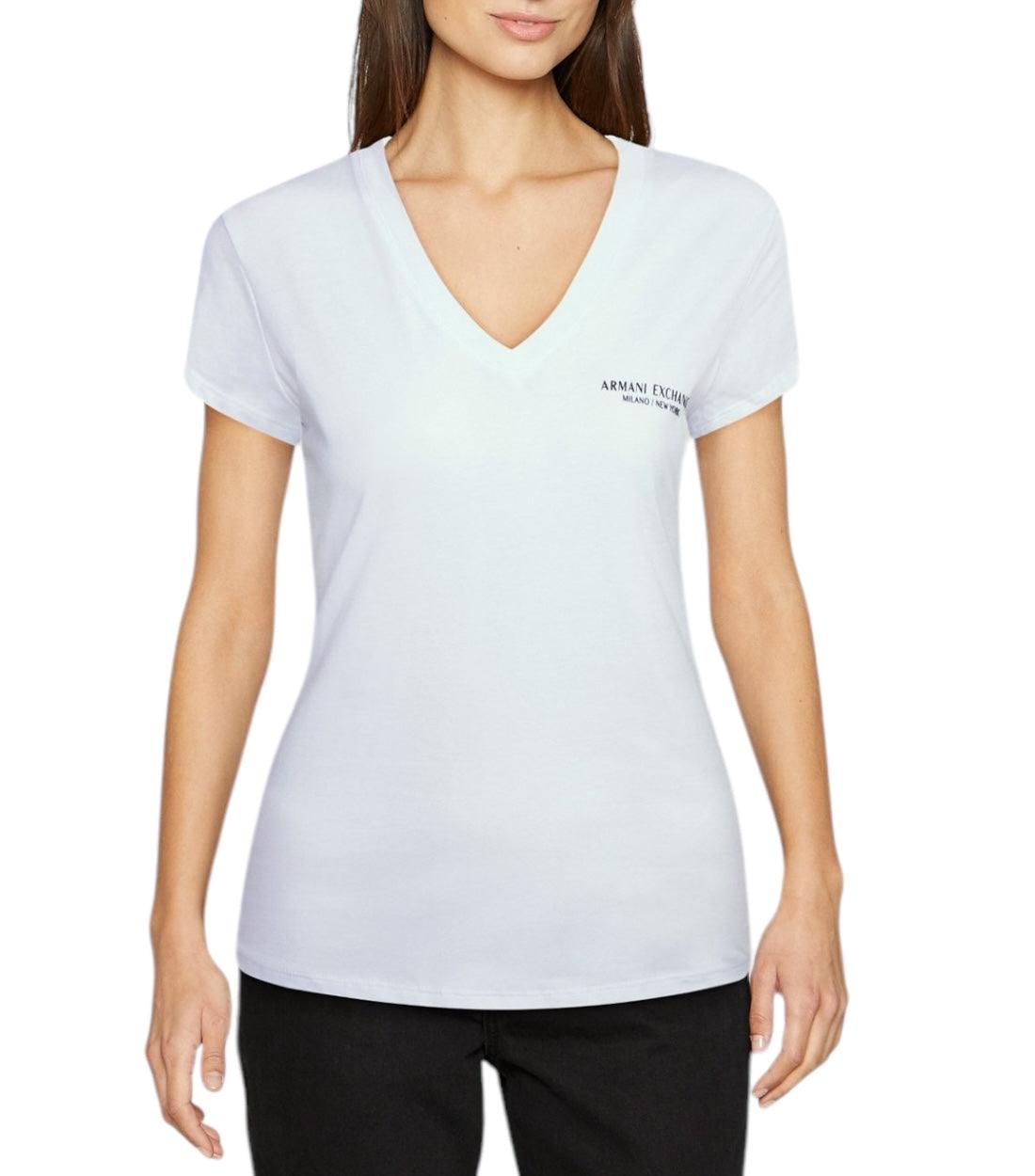 Armani Exchange Wit T-shirt Met Logo