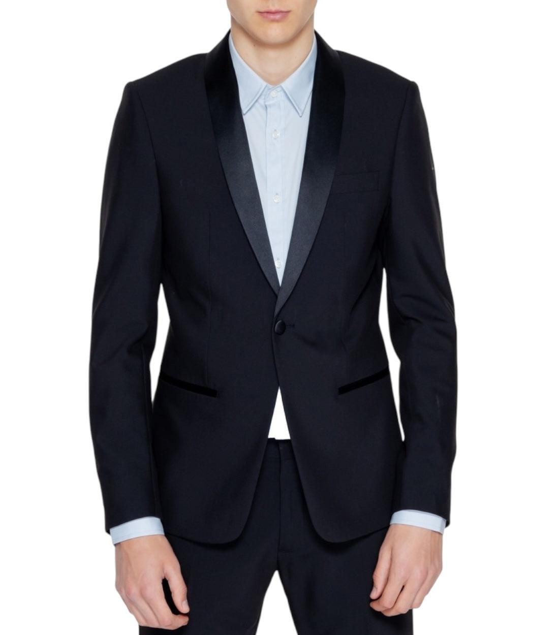 Antony Morato Zwart Blazer Met Details