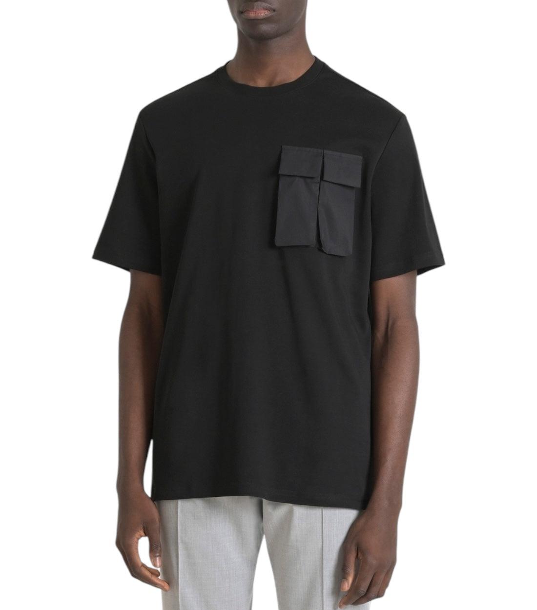 Antony Morato Zwart T-shirt Met Vakken