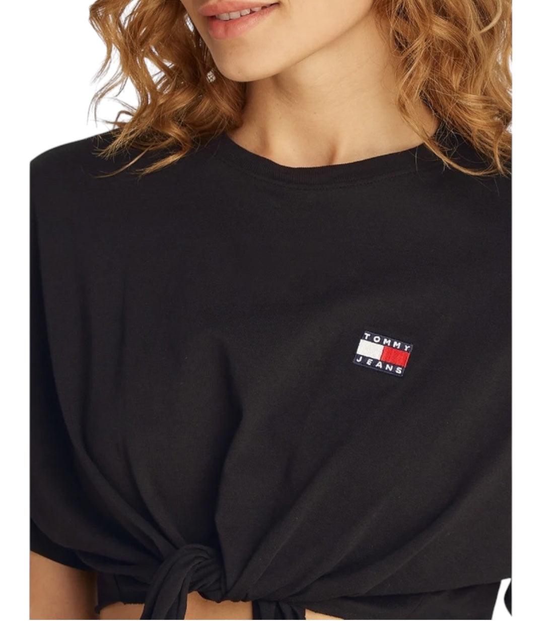 Tommy Hilfiger Jeans Zwart Cropped Top