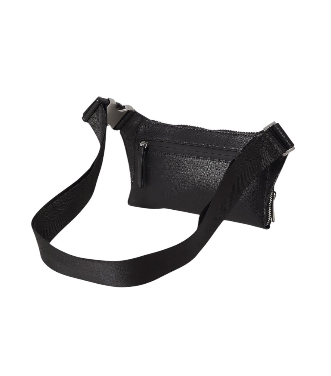 Guess Zwart SIENA FLAT BUMBAG ZIP AROUND Schoudertas