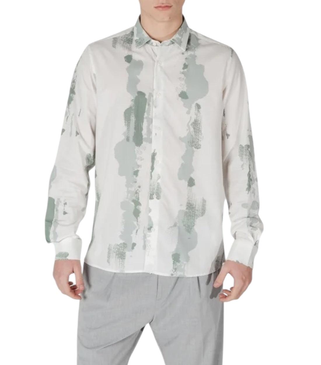 Antony Morato Wit Camicia Regular Fit Blouse