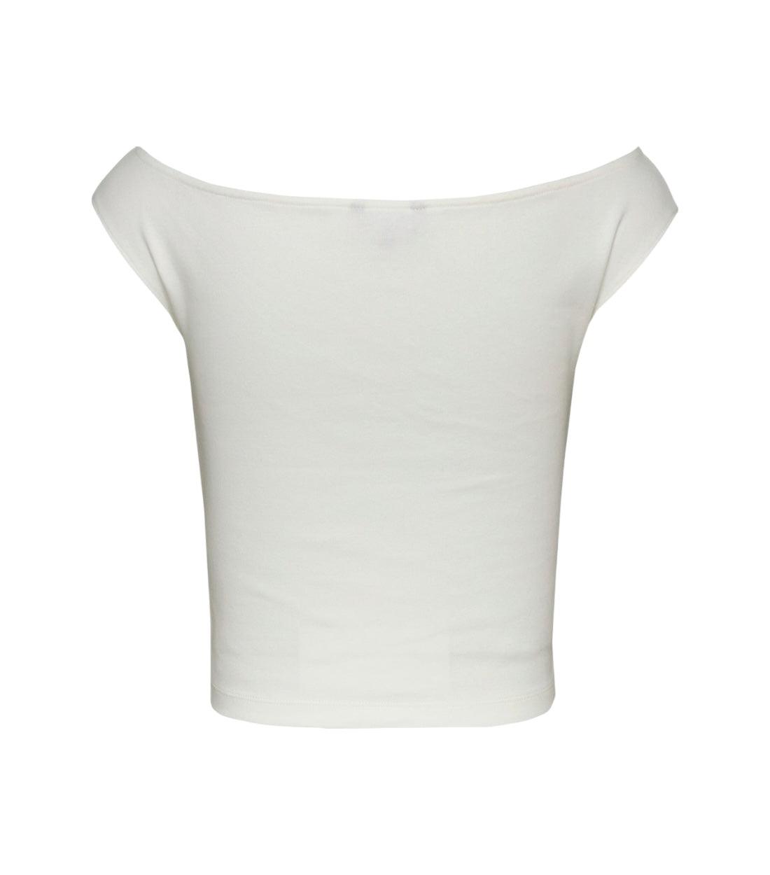 Tommy Hilfiger Jeans Witte Schouder Tank Top