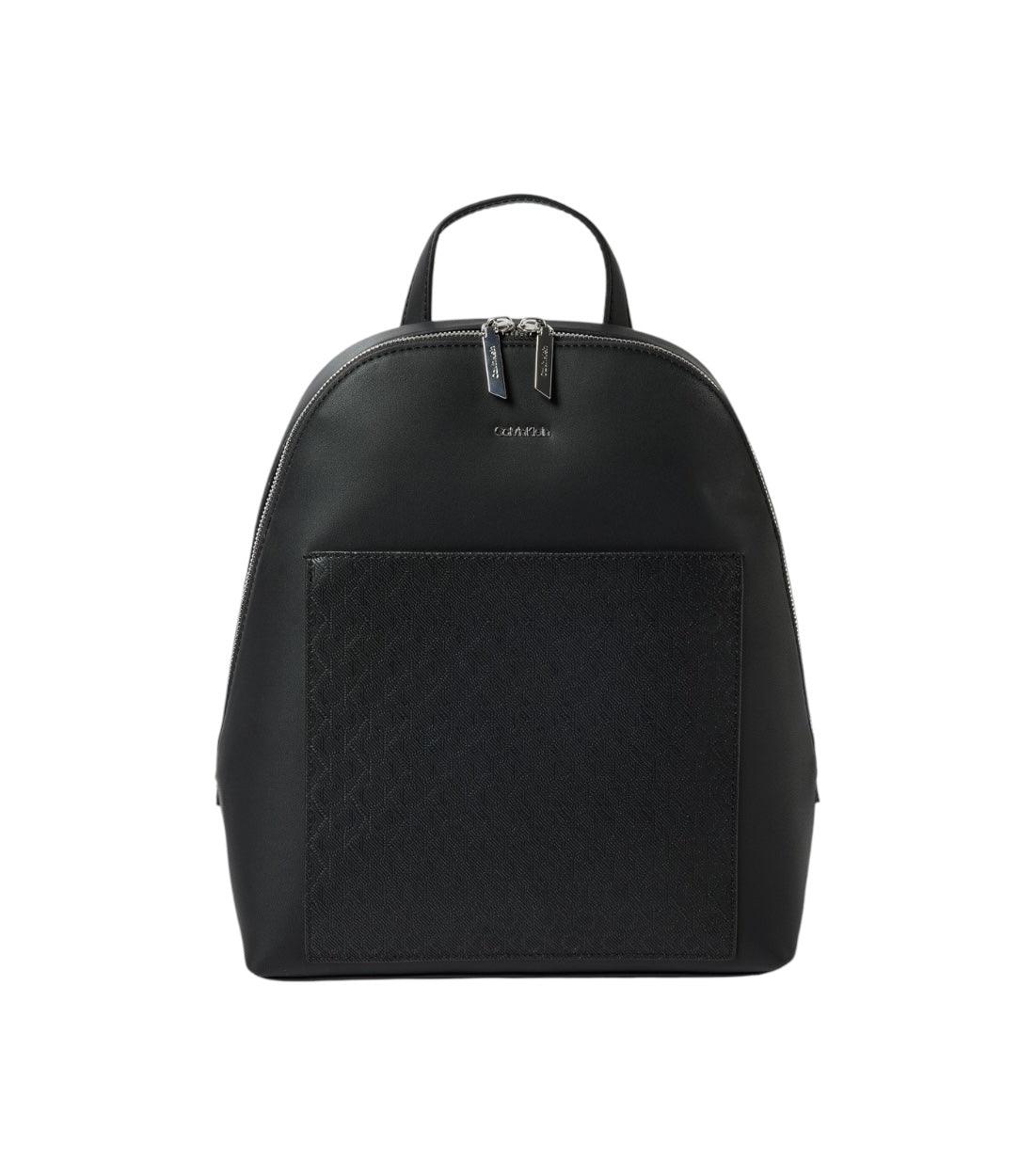Calvin Klein Zwart Leerlook Rugzak