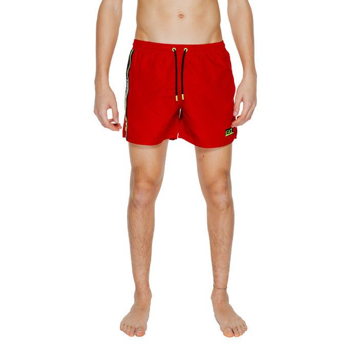 Ea7 Rood Zwembroek