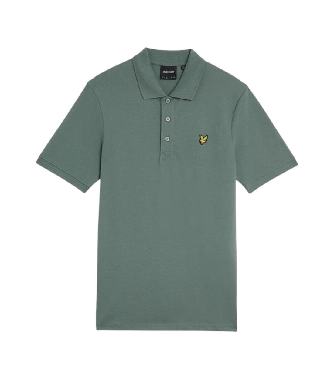 Lyle & Scott Polo Groen Polo Top Met Korte Mouwen