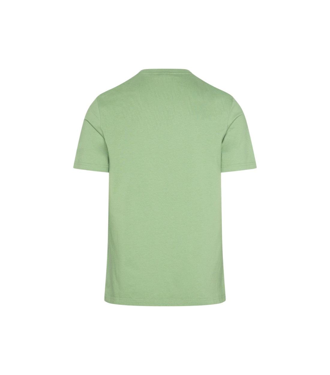 Lyle & Scott Groen Basic T-shirt Met Logo