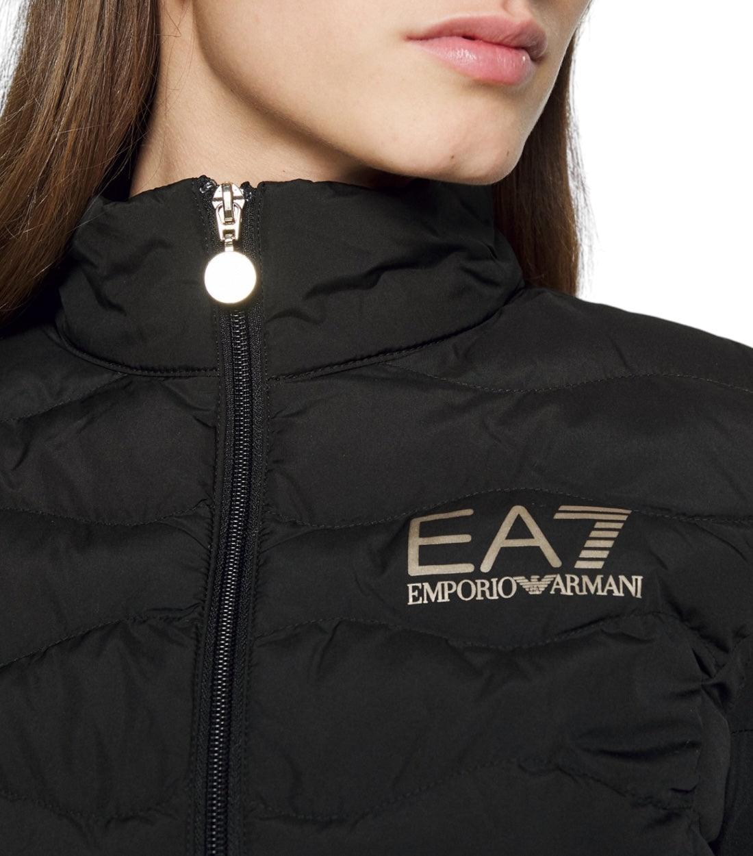 Ea7 Zwart Jas Met Logo