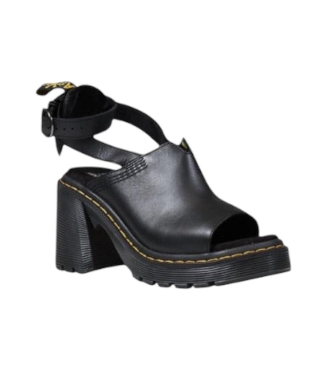 Dr. Martens Zwart Millee Sandalen Met Hoge Hak