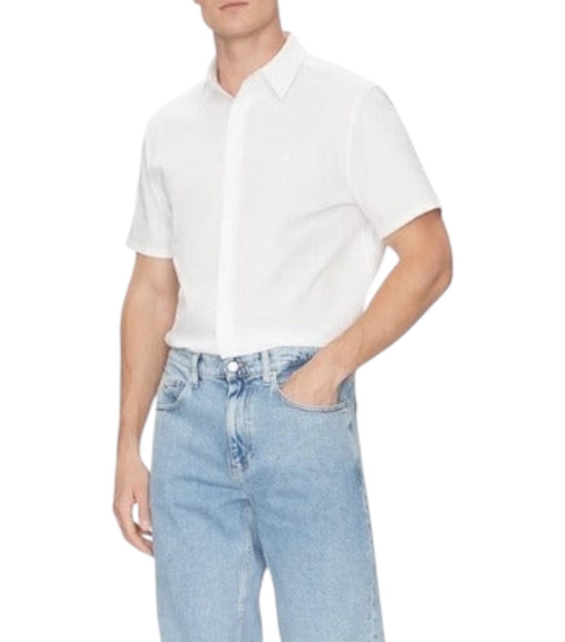 Calvin Klein Wit Blouse Met Korte Mouwen