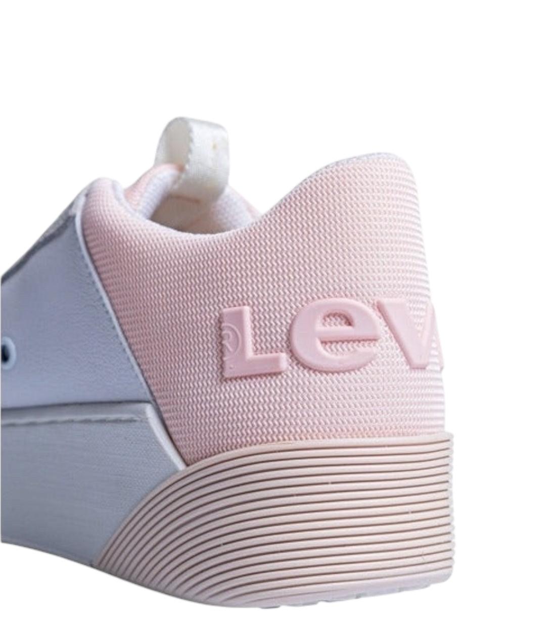 Levi`s Roze Sneakers Met Logo