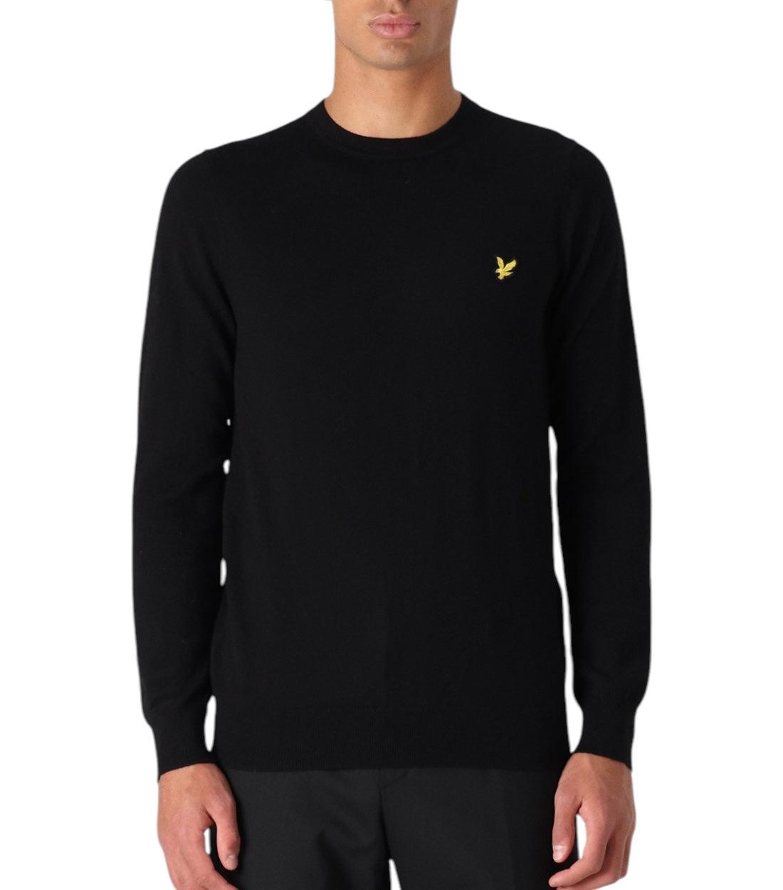 Lyle & Scott Zwarte Crew Neck