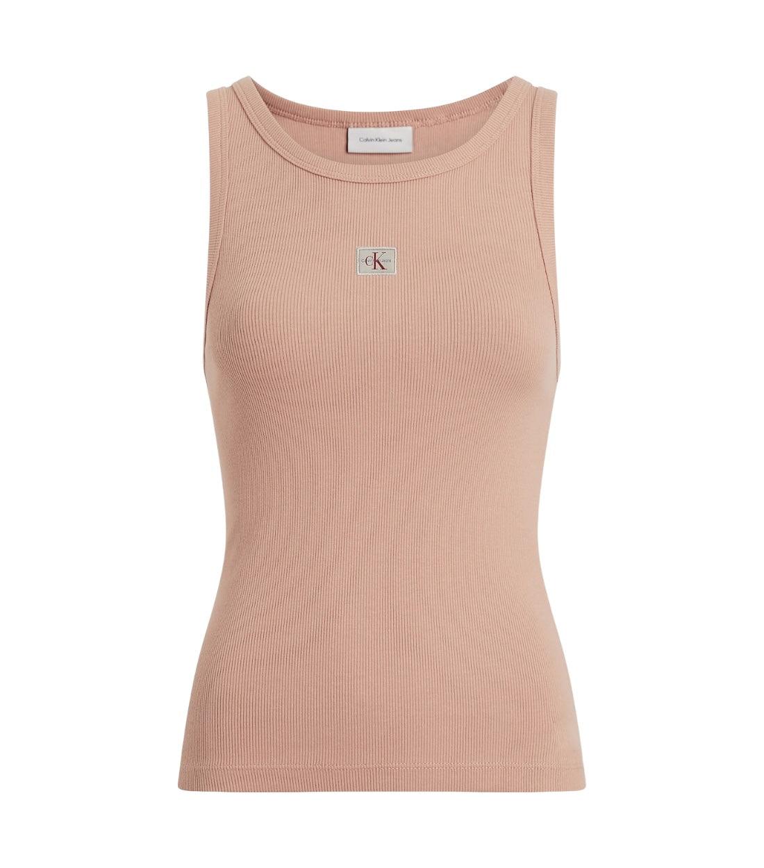 Calvin Klein Jeans Roze Tanktop Met Logo