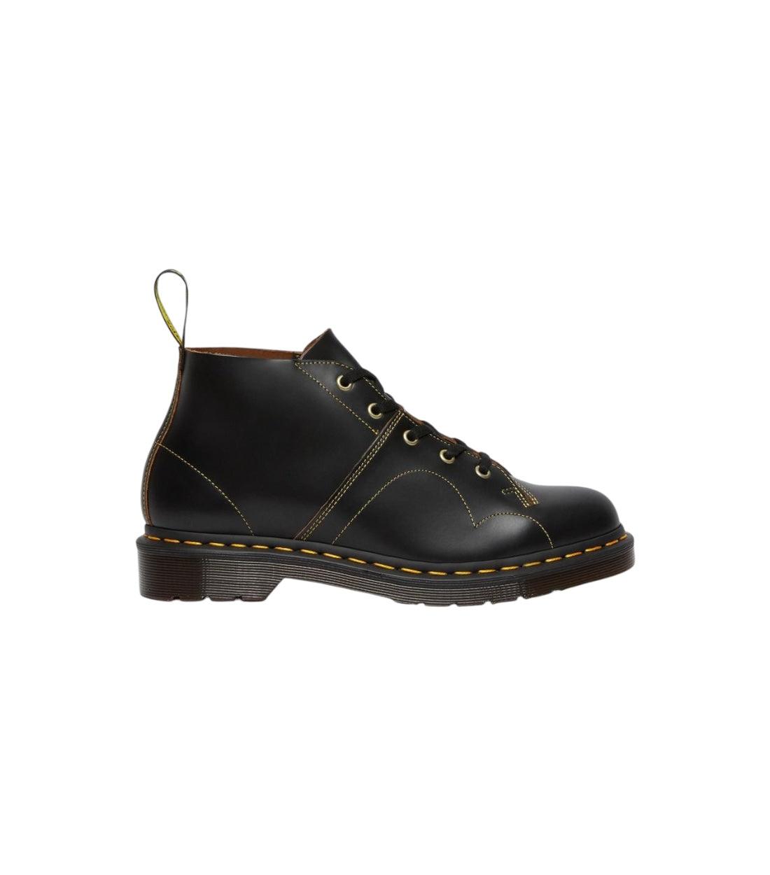 Dr. Martens Zwart Church Vintage Leren Laarzen