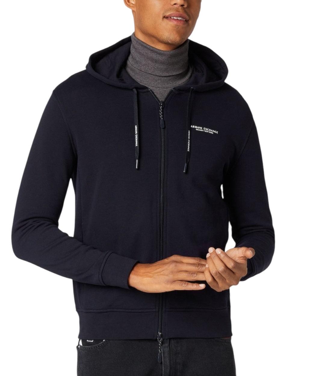 Armani Exchange Donkerblauw Stretch Vest Met Logo
