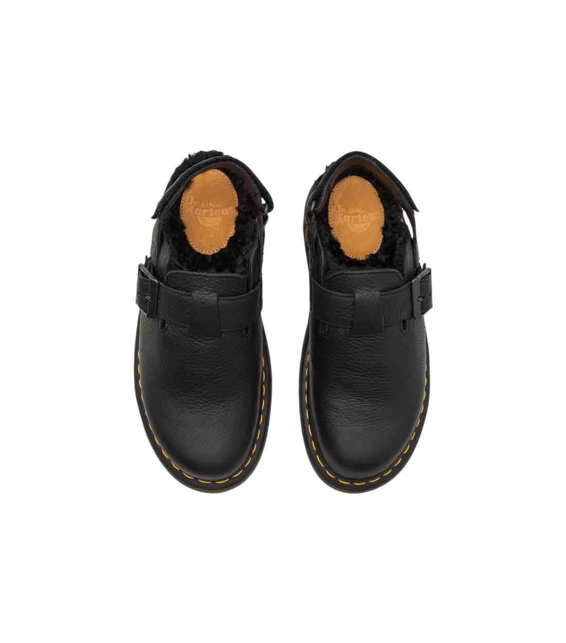 Dr. Martens Zwart Sandalen Met Gesp Sluiting