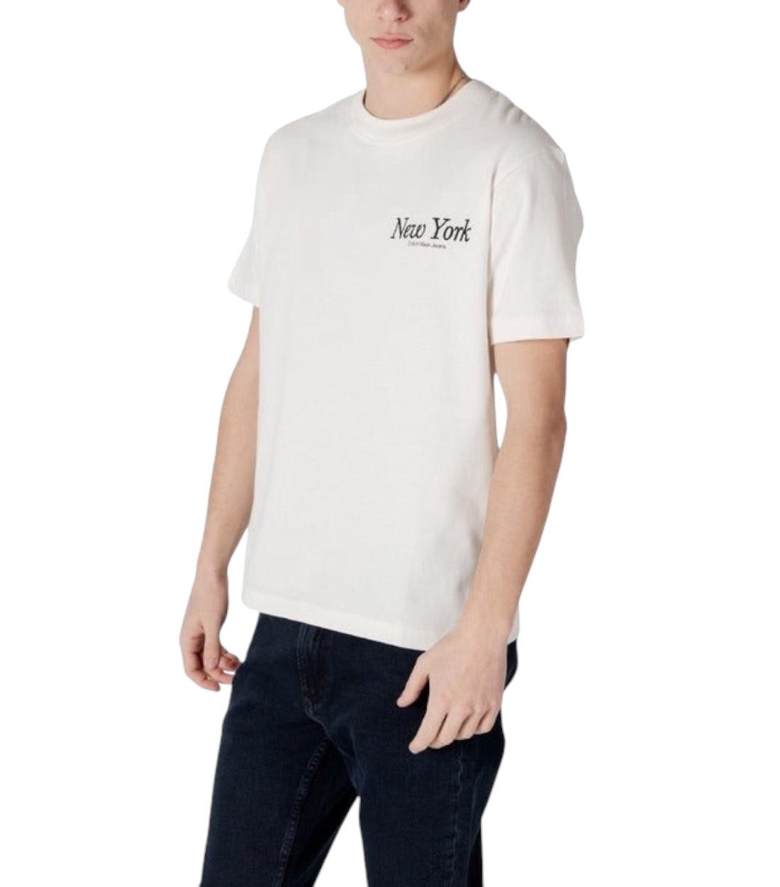 Calvin Klein Jeans Beige T-shirt Met Print