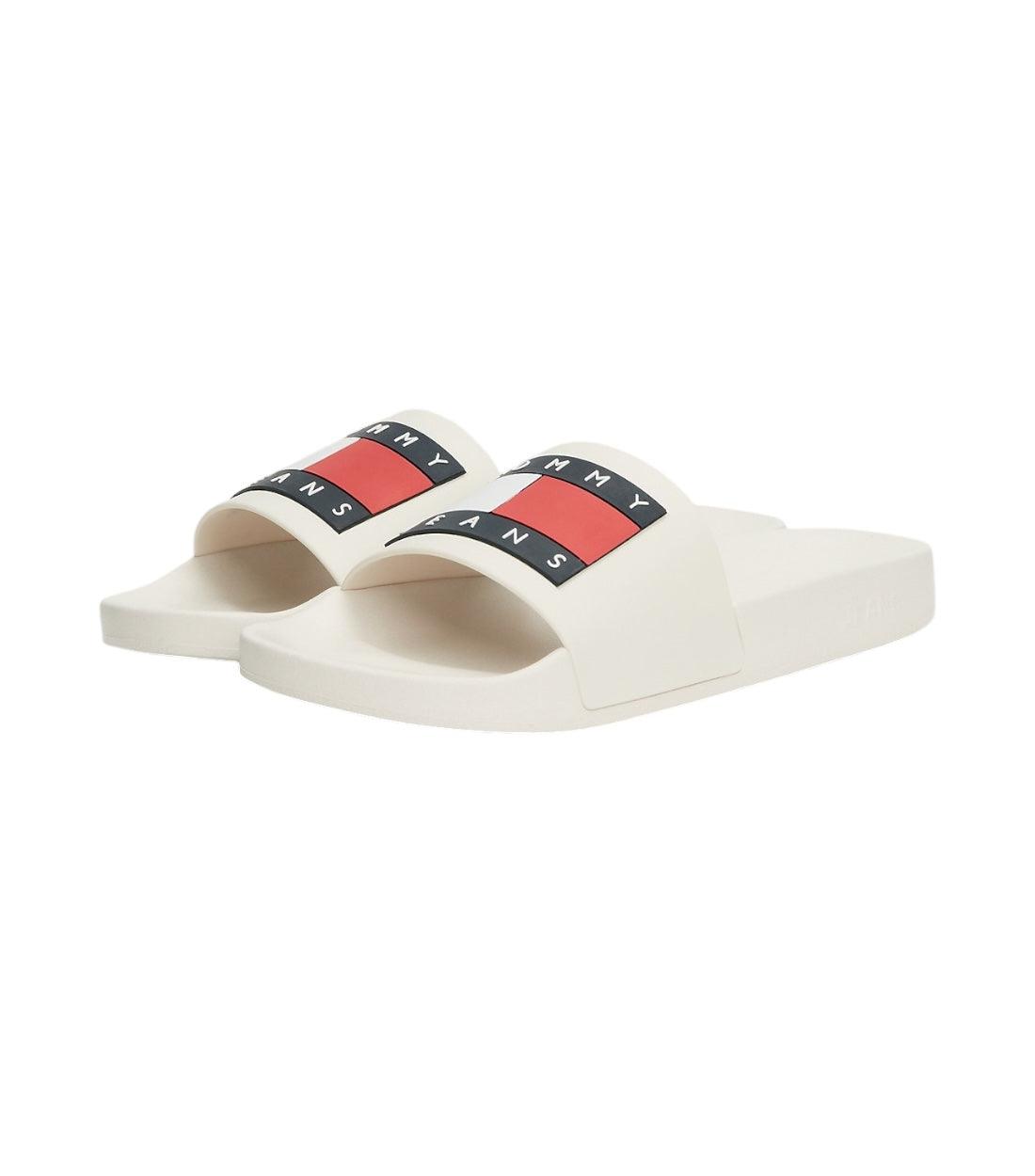 Tommy Hilfiger Jeans Wit Slippers