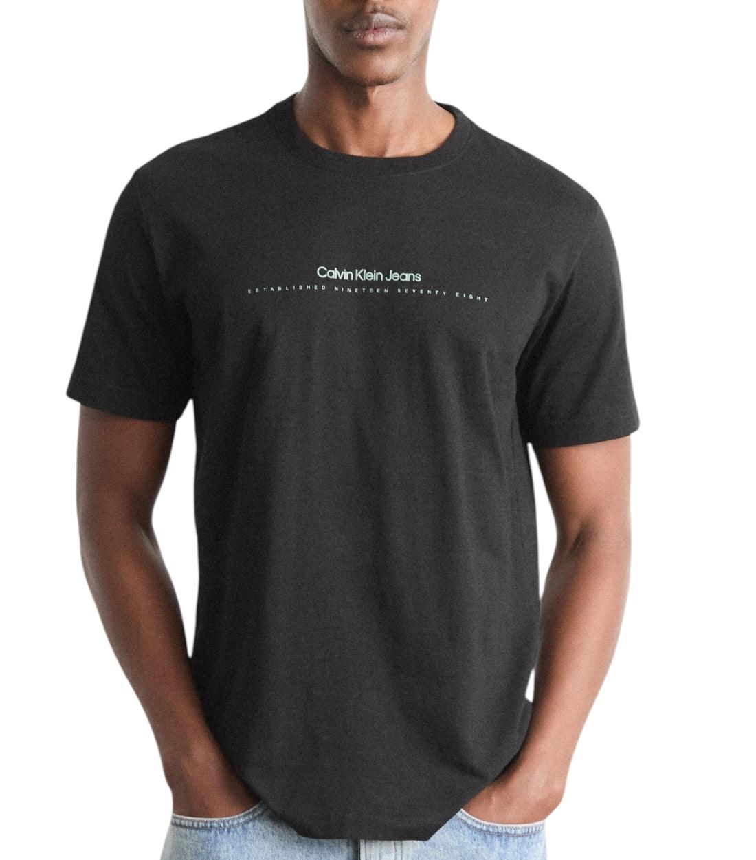 Calvin Klein Jeans Zwart T-shirt Met Logo