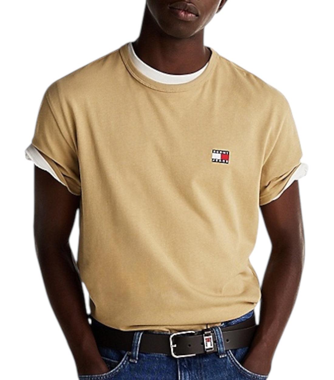 Tommy Hilfiger Jeans Beige Basic Logo T-shirt