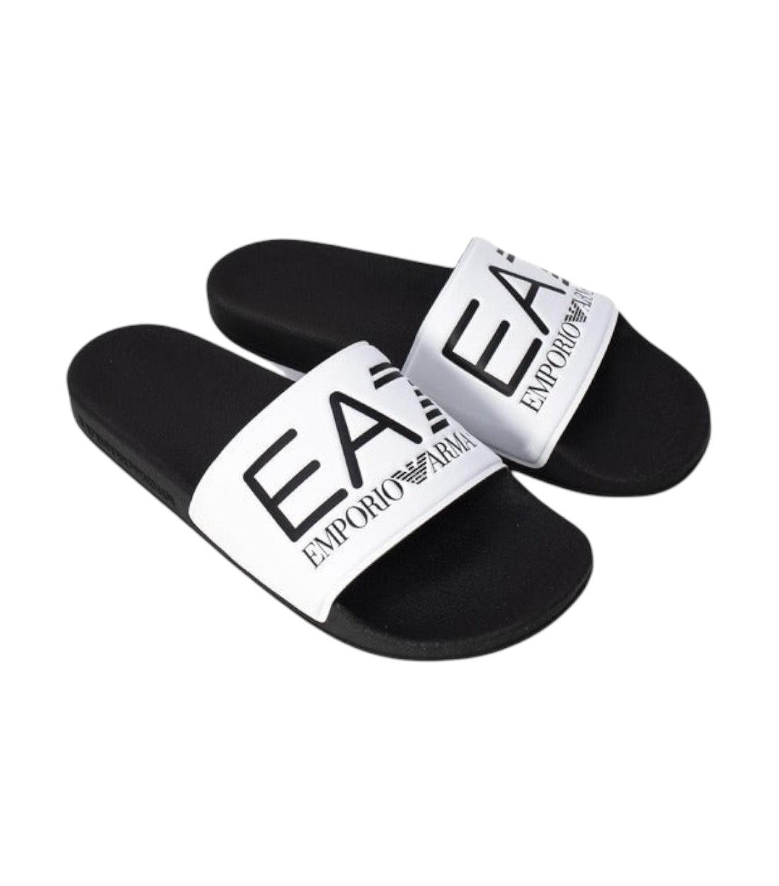 Ea7 Wit Slippers