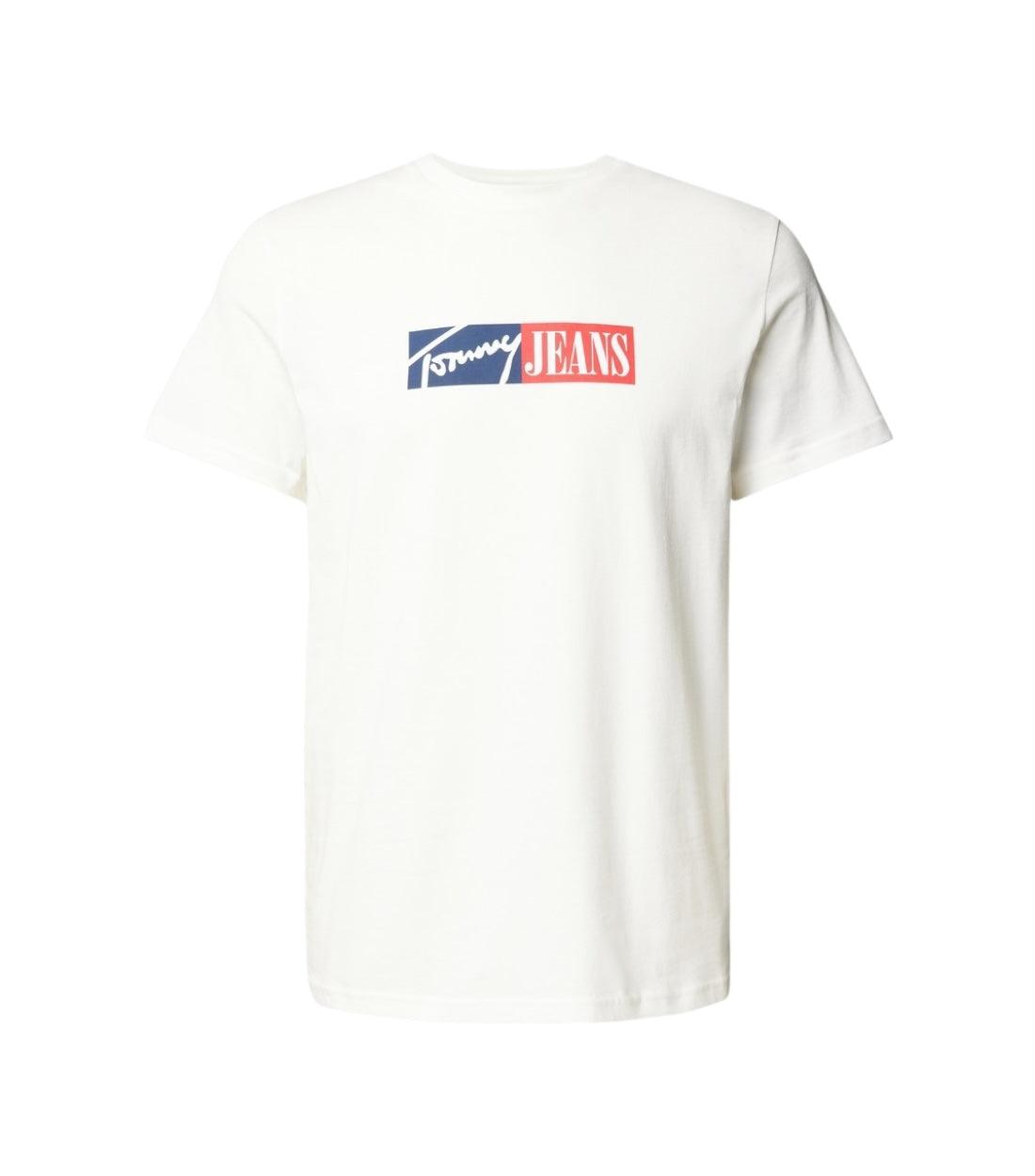 Tommy Hilfiger Jeans Witte Print T-shirt