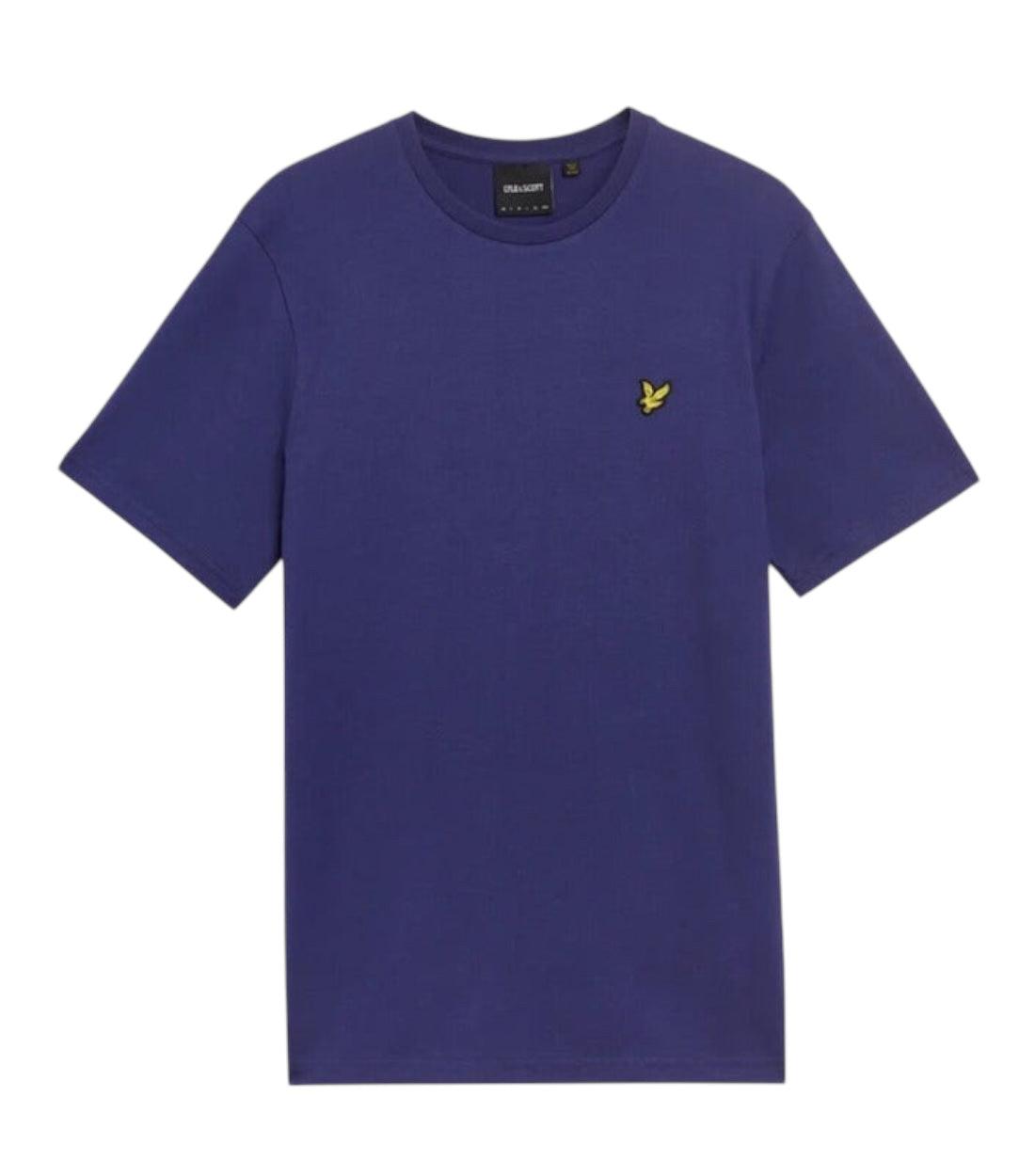 Lyle & Scott Donkerblauw T-shirt Met Logo