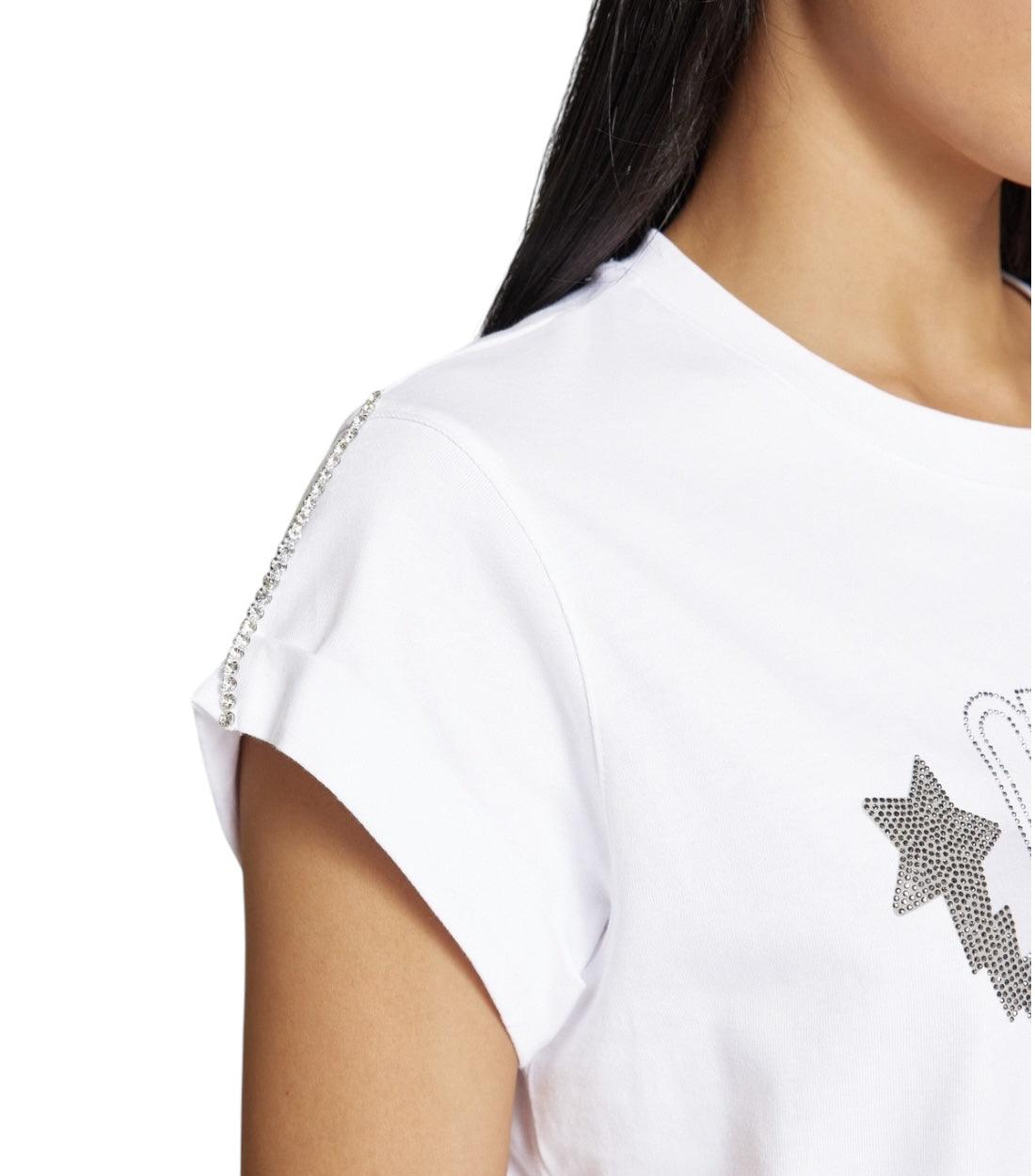 Guess Wit T-shirt Met Labeldetail