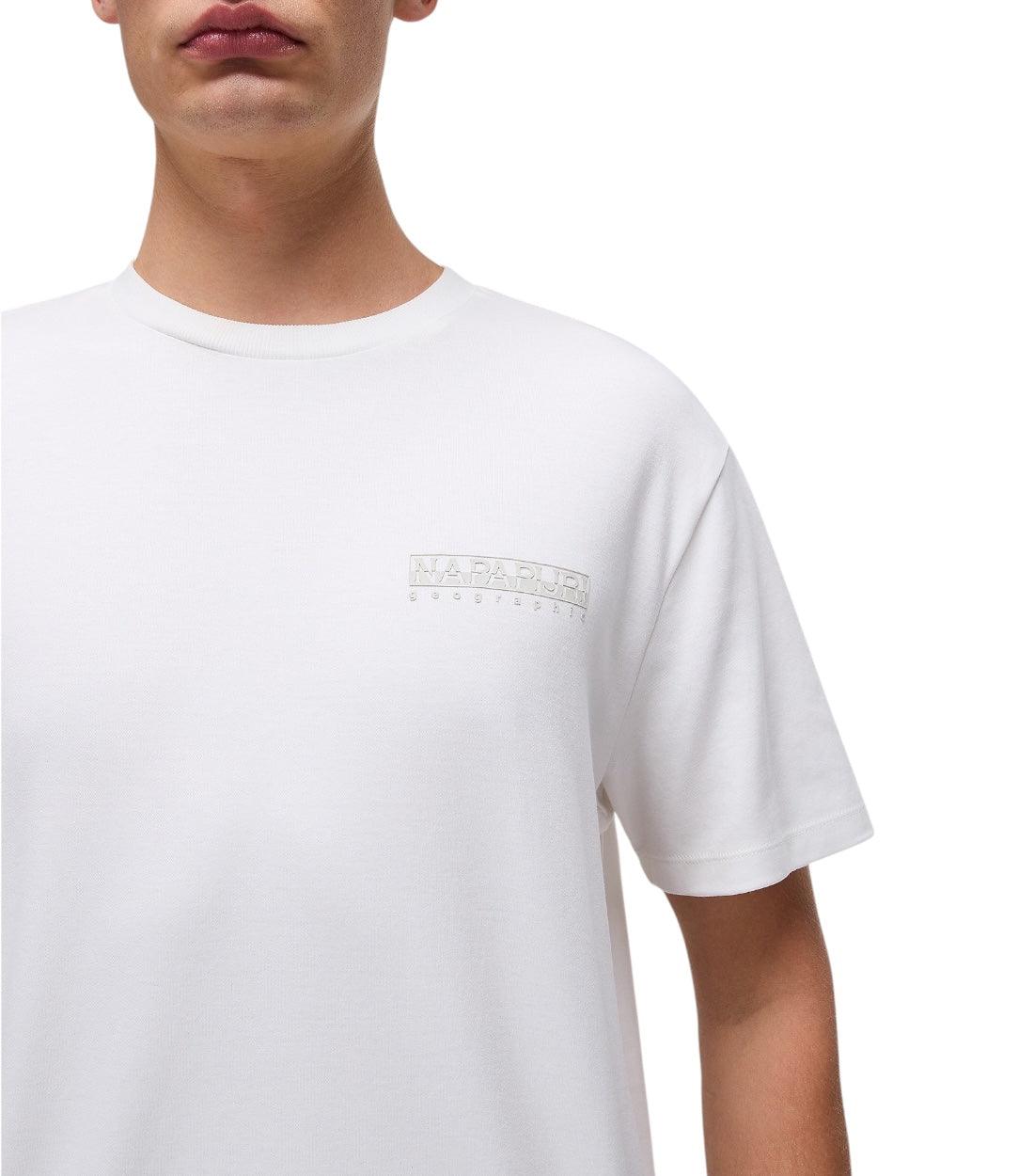 Napapijri Wit Vanni T-Shirt voor Heren met Print
