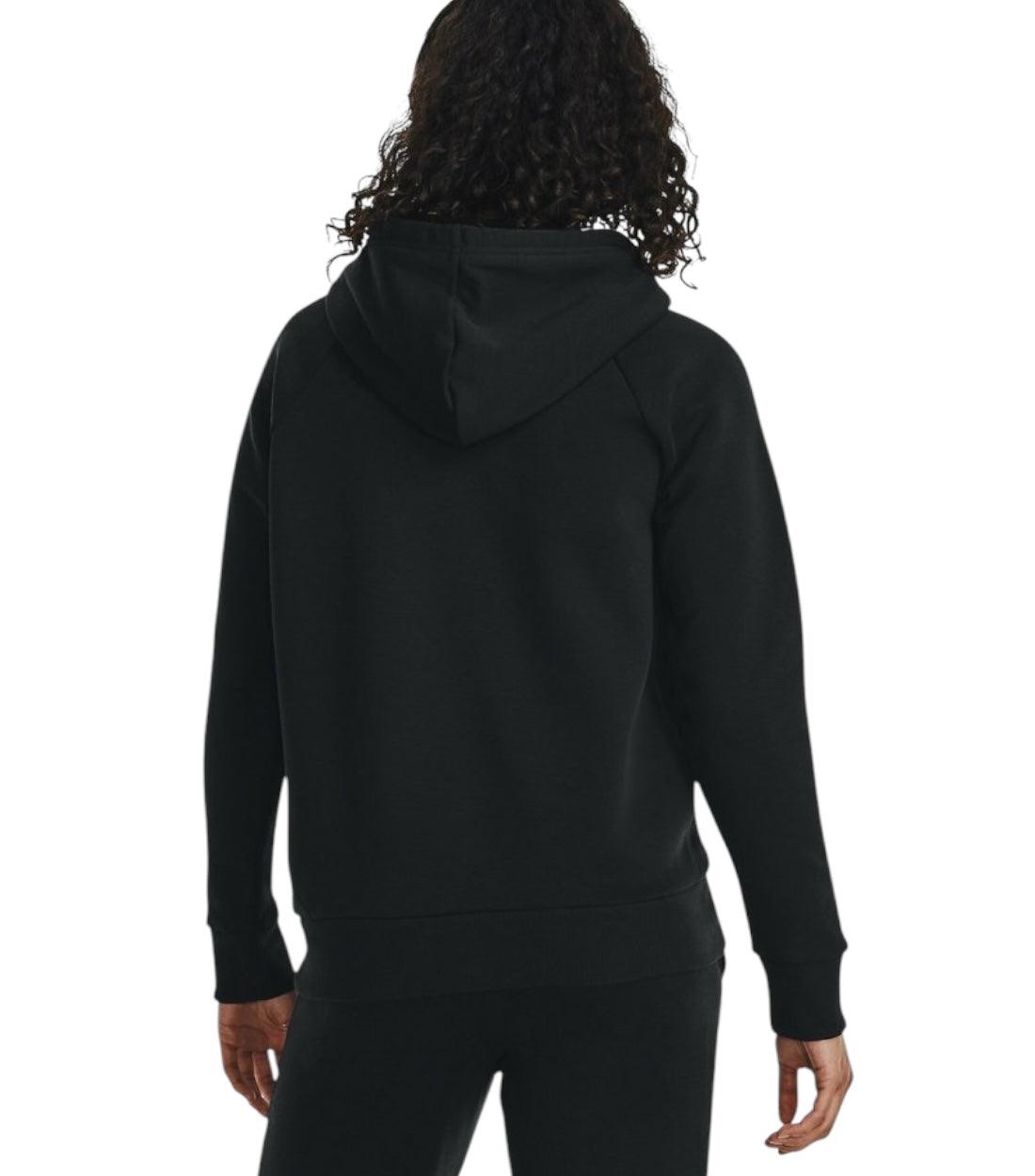 Under Armour Zwart Rival Hoodie Met Logo