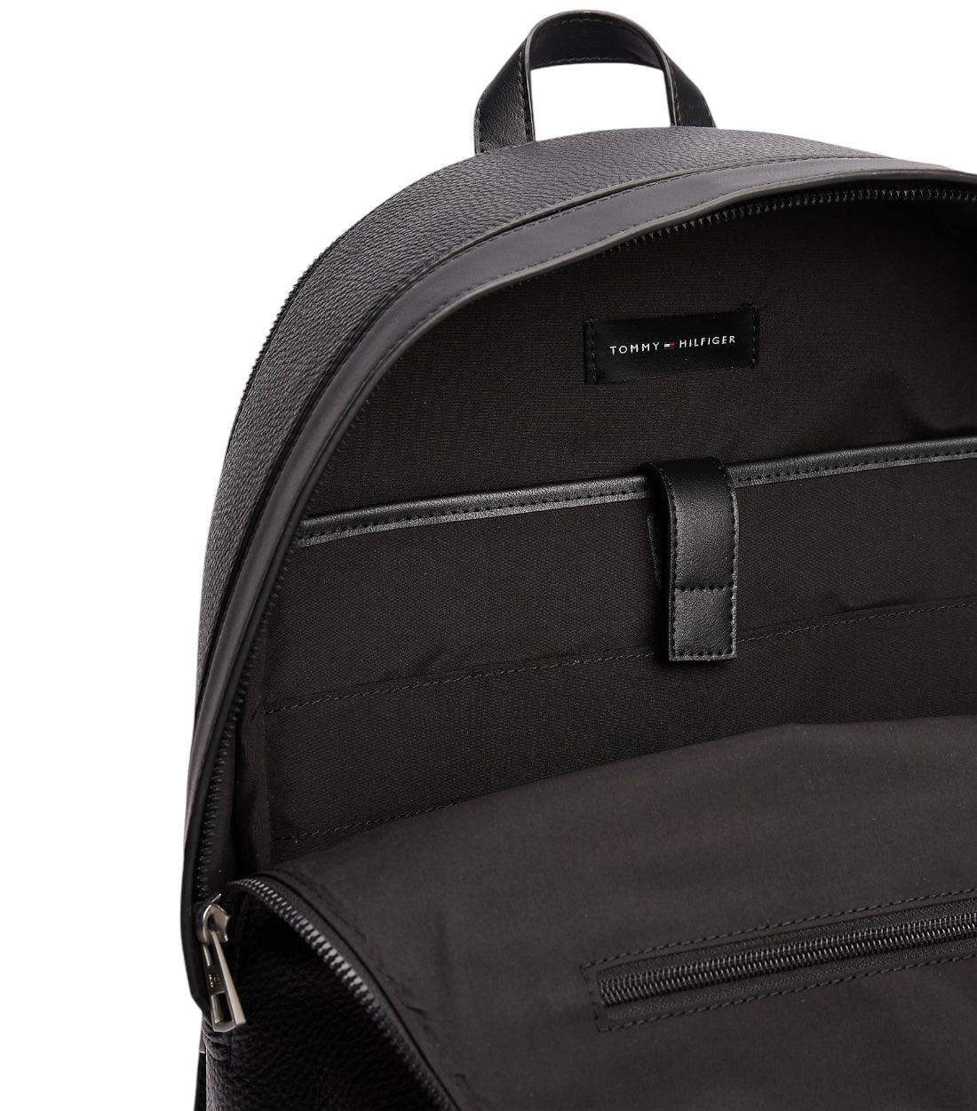 Tommy Hilfiger Zwart Signature Rugzak Met Bol-design