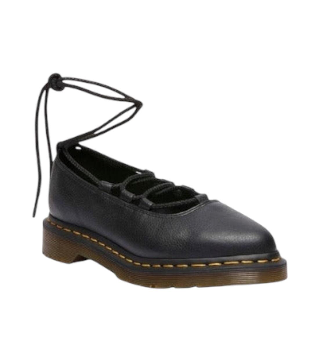 Dr. Martens Zwart Elphie Lace Up Ballerina’s