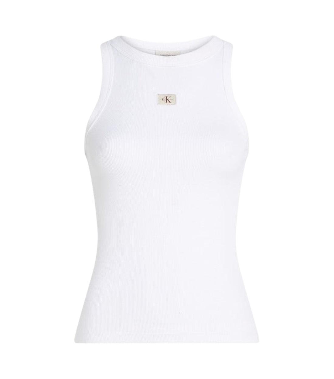 Calvin Klein jeans Wit Tanktop Met Logo